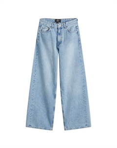 Широкие джинсы с высокой посадкой, синий Represent