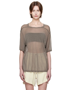 Серая футболка Hollywood Brad Rick owens