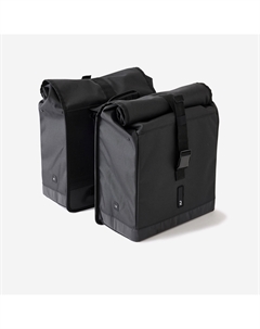 Двойная сумка на багажник велосипеда 20 л 500 - черная Elops