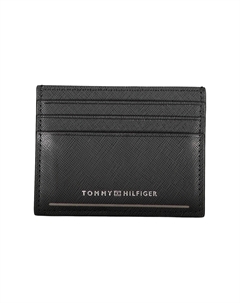 Визитница мужская с логотипом, черный Tommy hilfiger