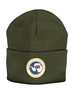 Мужская шапка с нашивкой и логотипом, зеленый Napapijri