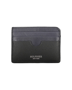 Визитница с логотипом, черный Tommy hilfiger