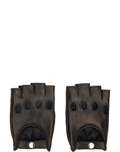WORK SHOP Emporio Armani Черные перчатки Taglio Our legacy