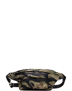 Зеленая и черная поясная сумка Essential U Givenchy