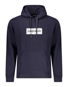 Толстовка мужская с карманом-кенгуру, темно-синий Napapijri
