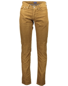 Брюки мужские с пуговицей, коричневый Gant