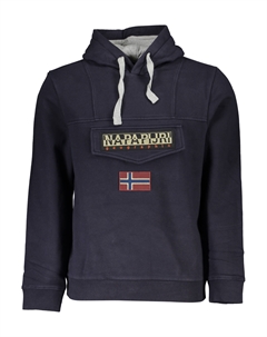 Толстовка мужская с карманом, синий Napapijri