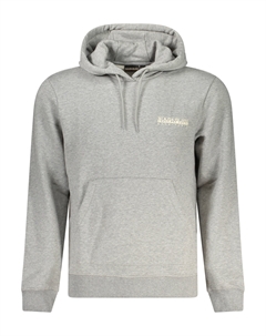 Толстовка мужская с логотипом на спине, серый / белый Napapijri