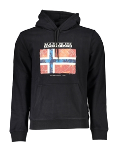 Толстовка мужская с принтом логотипа, черный Napapijri