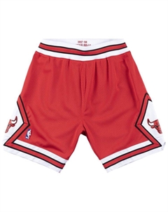 Шорты Authentic Shorts Chicago Bulls 'Red', красный Mitchell and ness