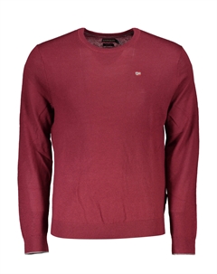 Мужской джемпер шерстяной с логотипом бренда, красный Napapijri