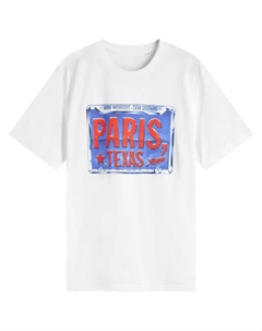 Футболка с номерным знаком Парижа, Техаса, белый Idea