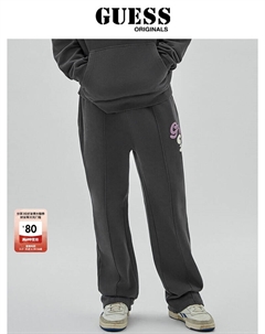 Брюки Originals с принтом, черный Guess