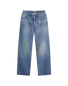 Поврежденные джинсы из денима, индиго Uniform experiment