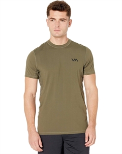 Топ VA Sport Vent Short Sleeve Top, оливковый Rvca