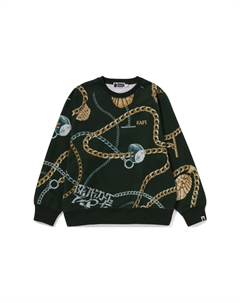 Толстовка мужская, зеленый A bathing ape®