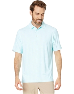 Футболка Gradient Chevron Printed Polo, цвет Limpet Shell Callaway