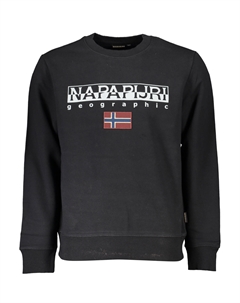 Толстовка мужская с логотипом, черный / белый Napapijri
