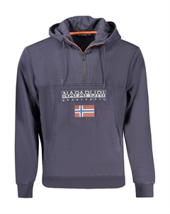 Толстовка мужская с полумолнией, синий Napapijri