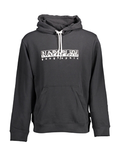 Толстовка мужская с карманом, черный / белый Napapijri