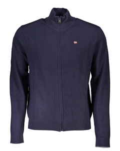 Мужской кардиган на молнии с логотипом, синий Napapijri