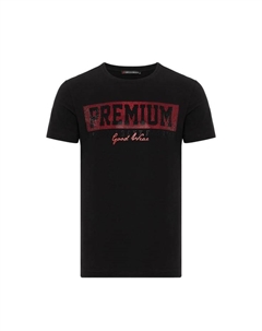 Футболка с принтом из стразов, черный Cipo&baxx