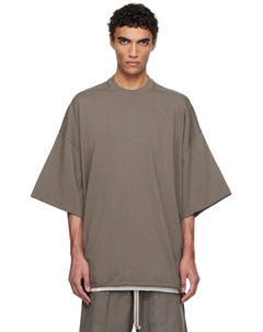 Серая футболка Hollywood Tommy Rick owens