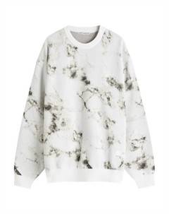 Мраморный жаккардовый свитер, белый Uniform experiment