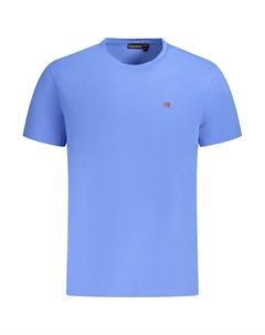 Мужская футболка хлопковая с круглым вырезом, синий Napapijri