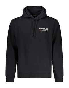 Толстовка с капюшоном, черный / белый Napapijri