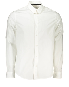 Рубашка мужская с длинным рукавом хлопковая, белый Calvin klein