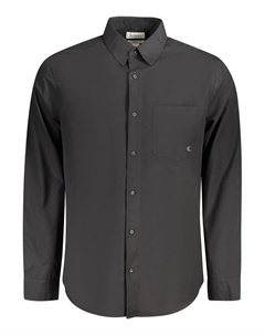 Рубашка мужская с длинным рукавом и карманом, черный Calvin klein
