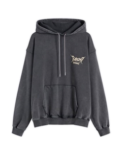 Конец. x 'platinum' толстовка большого размера, серый Represent