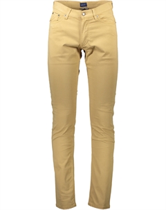 Брюки мужские с застежкой-молнией, бежевый Gant