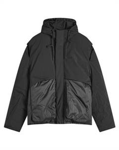 Многослойный пуховик с капюшоном, черный Represent