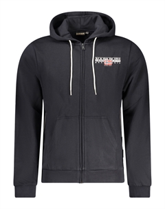 Толстовка мужская с карманами, черный / белый Napapijri