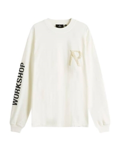 Футболка с надписью «ls» из малярного скотча, белый Represent