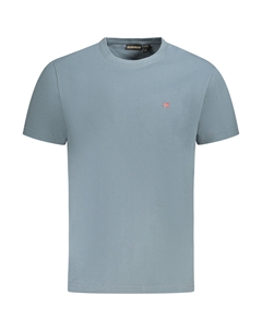 Мужская футболка хлопковая с круглым вырезом, серый Napapijri