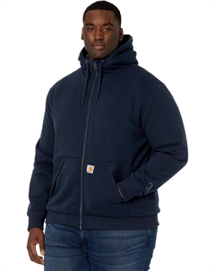 Толстовка Rain Defender Rockland Sherpa Lined Full Zip Hooded Sweatshirt, цвет New Navy Carhartt