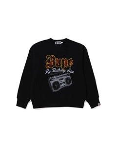 Толстовка мужская, черный A bathing ape®