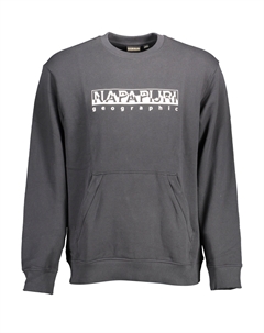 Толстовка мужская с карманом-кенгуру, черный Napapijri