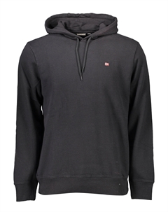 Толстовка мужская с капюшоном, черный / красный Napapijri