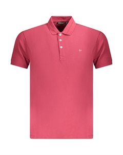 Мужская рубашка-поло с коротким рукавом и логотипом, красный Napapijri