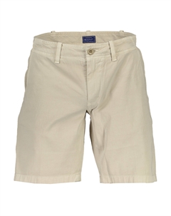 Шорты-бермуды мужские с логотипом, бежевый Gant