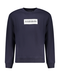 Толстовка мужская с логотипом, синий / белый Napapijri