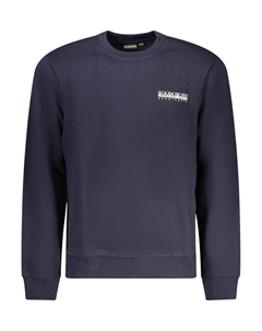 Толстовка мужская с логотипом на спине, синий / белый Napapijri