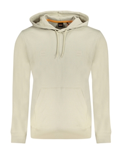 Свитшот мужской Hugo с карманом-кенгуру, бежевый Boss