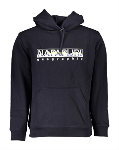 Толстовка мужская с логотипом, синий / белый / желтый Napapijri