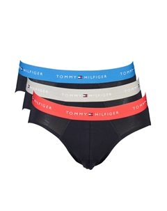 Мужские трусы хлопковые с логотипом 3 шт, черный Tommy hilfiger