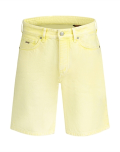 Шорты мужские длинные однотонные, желтый Boss